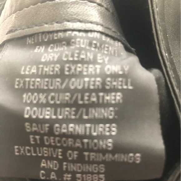 NWT S.A.S. 100% leather full skirt - Picture 9 of 10